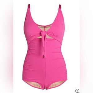 Curvy-Faja lined butt lifting swimsuit